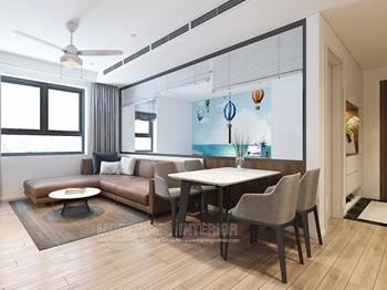 Thiết kế nội thất hiện đại chung cư Mandarin Garden 2 Hoàng Mai