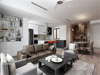 Thiết kế nội thất Penthouse Imperia Garden 