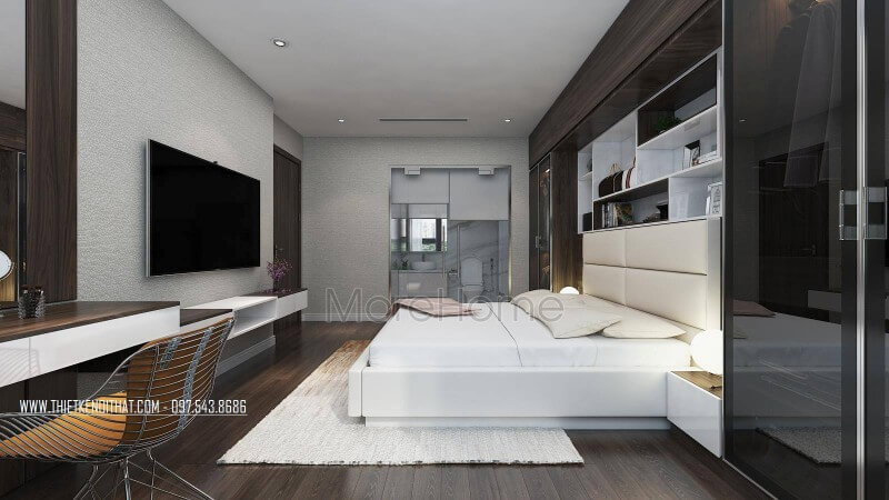 Phòng ngủ sáng tạo với mẫu đồ nội thất thông minh